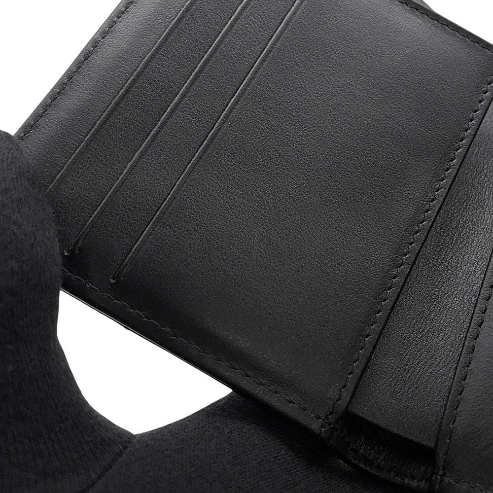 Chanel Trifold Wallet Boy CC Logo Quilted Caviar Leather Black — view 7