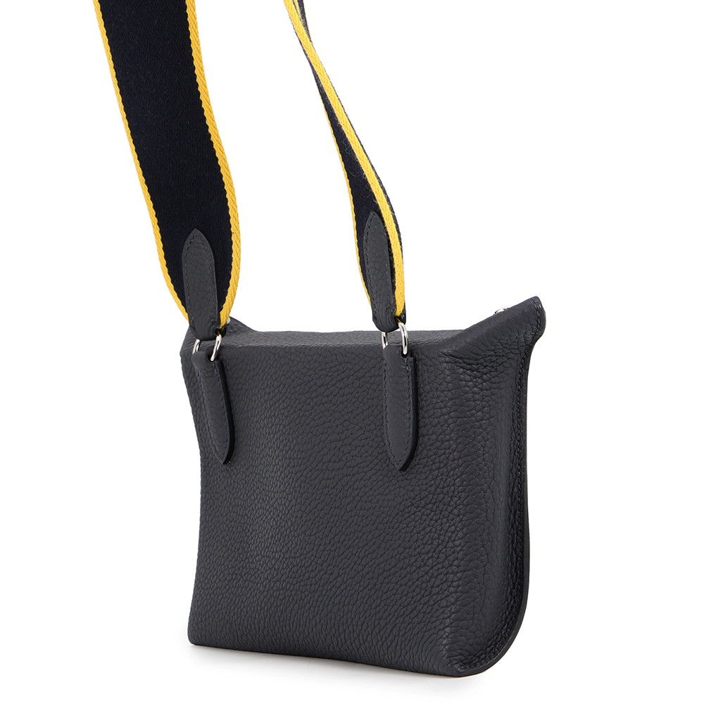 Hermes Shoulder Bag Vide Poche Cavern Silver Togo — view 2