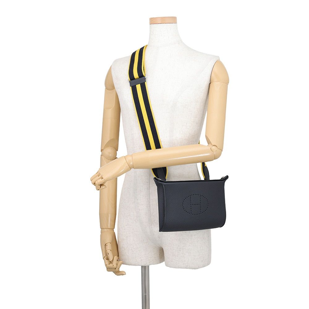Hermes Shoulder Bag Vide Poche Cavern Silver Togo — view 4