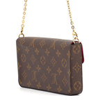 Louis Vuitton Chain Wallet Monogram Pochette Felicie Shoulder Bag — view 2