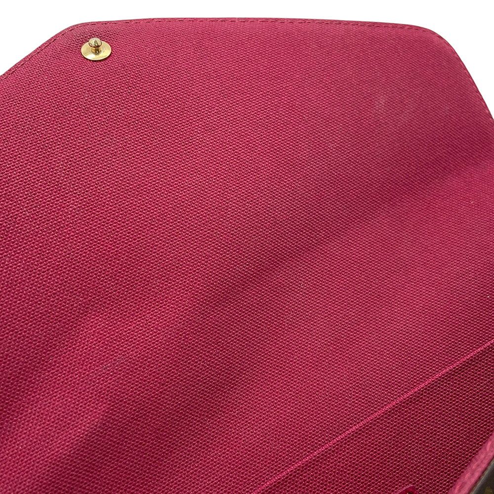 Louis Vuitton Chain Wallet Monogram Pochette Felicie Shoulder Bag — view 8