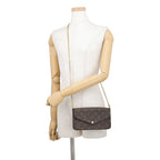 Louis Vuitton Chain Wallet Monogram Pochette Felicie Shoulder Bag — view 4