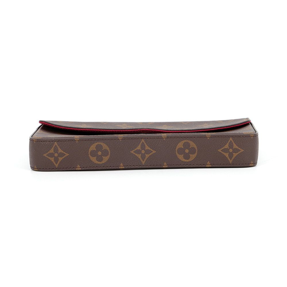 Louis Vuitton Chain Wallet Monogram Pochette Felicie Shoulder Bag — view 3
