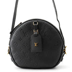 Louis Vuitton Shoulder Bag Monogram Empreinte Boite Chapeau Soupre Black