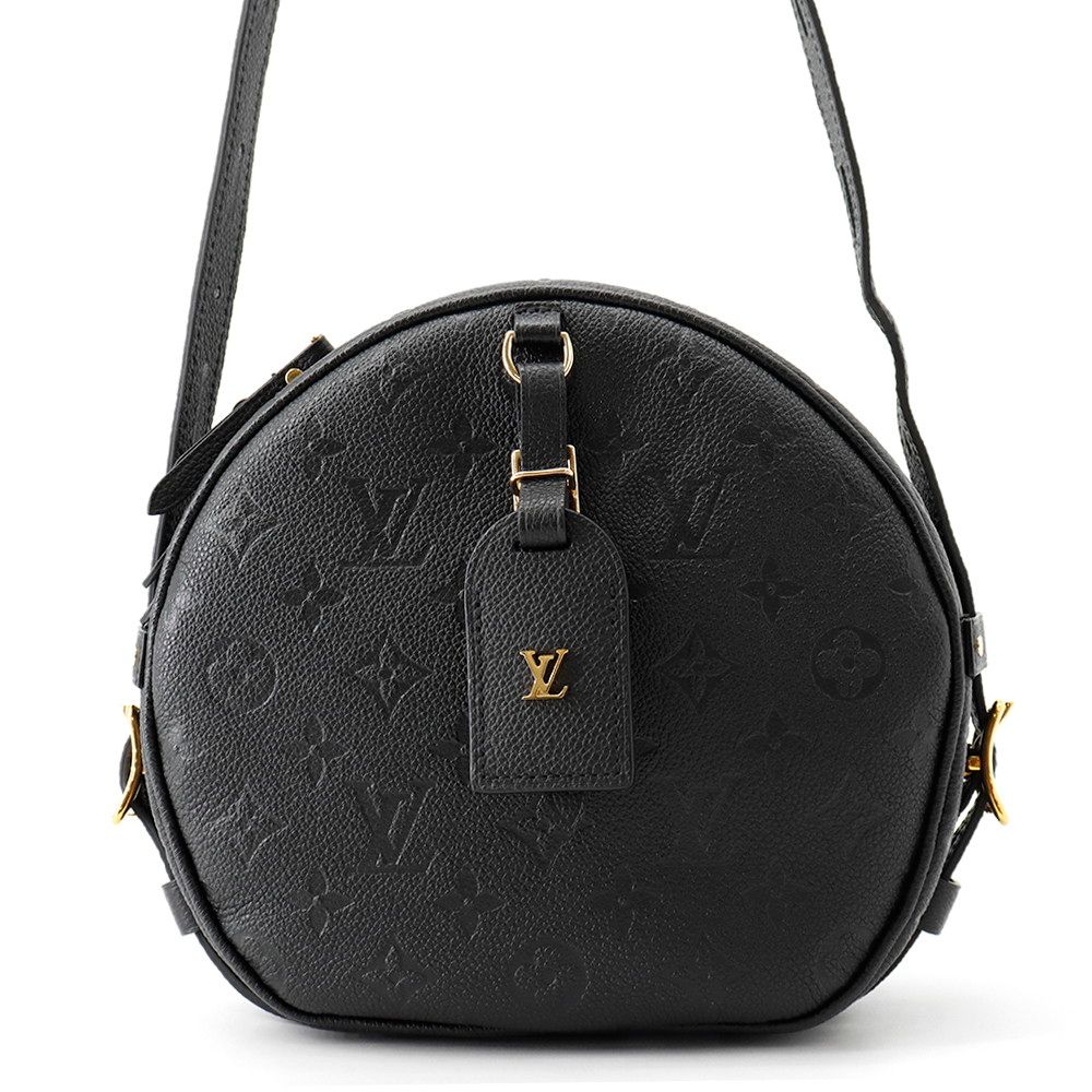 Louis Vuitton Shoulder Bag Monogram Empreinte Boite Chapeau Soupre Black
