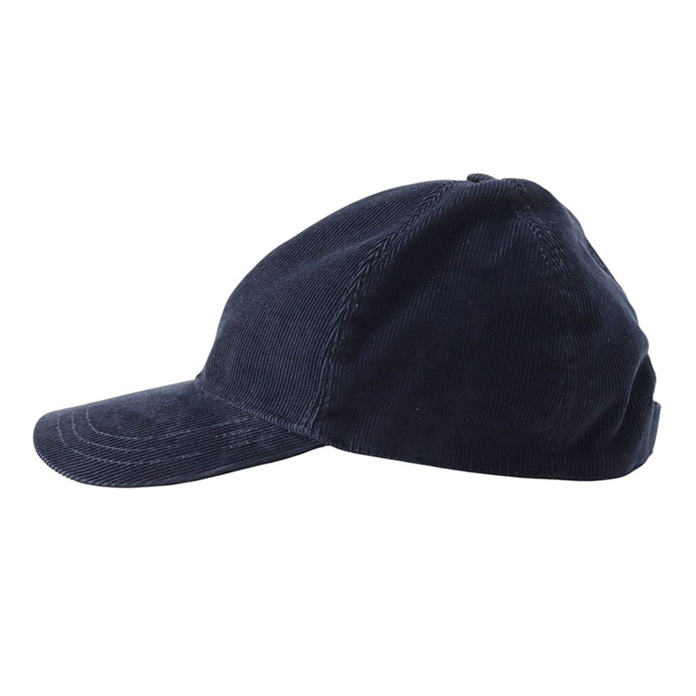 Prada Cap Corduroy Triangle Logo Hat — view 2
