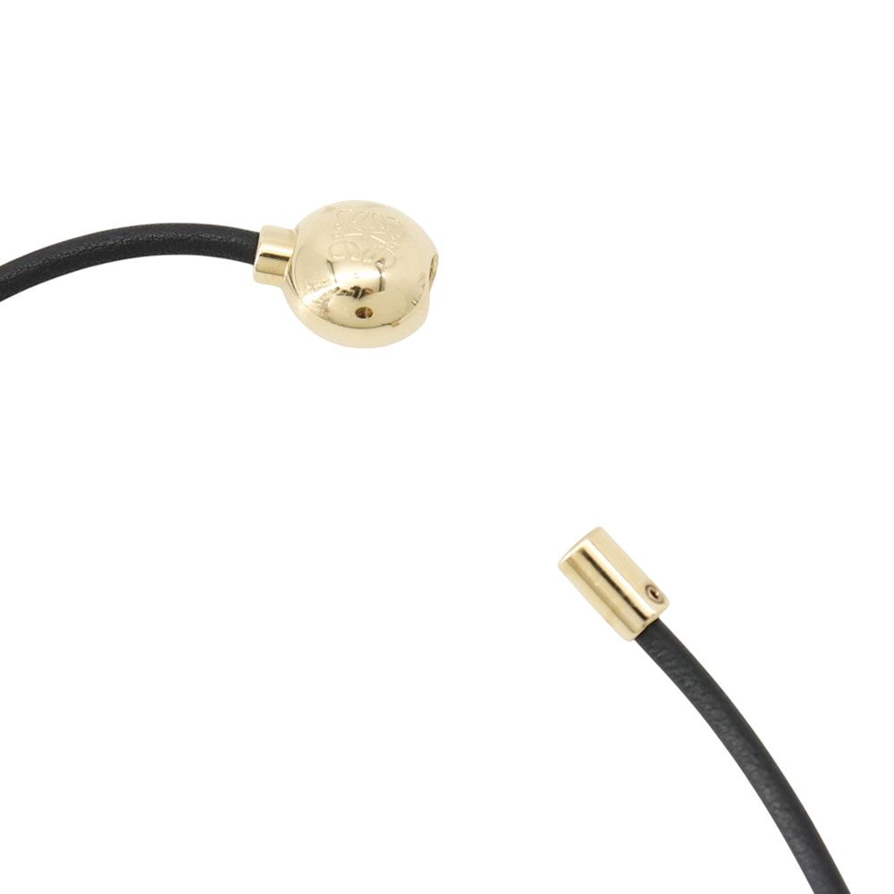 Loewe Bracelet Pebble Leather M Black — view 5