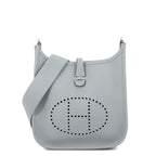 Hermes Shoulder Bag Evelyne 3 23 Gris Pantin Silver Taurillon Clemence