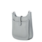 Hermes Shoulder Bag Evelyne 3 23 Gris Pantin Silver Taurillon Clemence — view 2