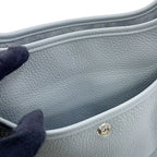 Hermes Shoulder Bag Evelyne 3 23 Gris Pantin Silver Taurillon Clemence — view 7