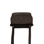 Gucci Vintage Micro GG Pattern Logo Leather Shoulder Bag Crossbody Brown — view 4