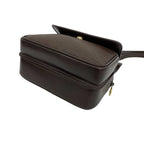 Gucci Vintage Micro GG Pattern Logo Leather Shoulder Bag Crossbody Brown — view 8