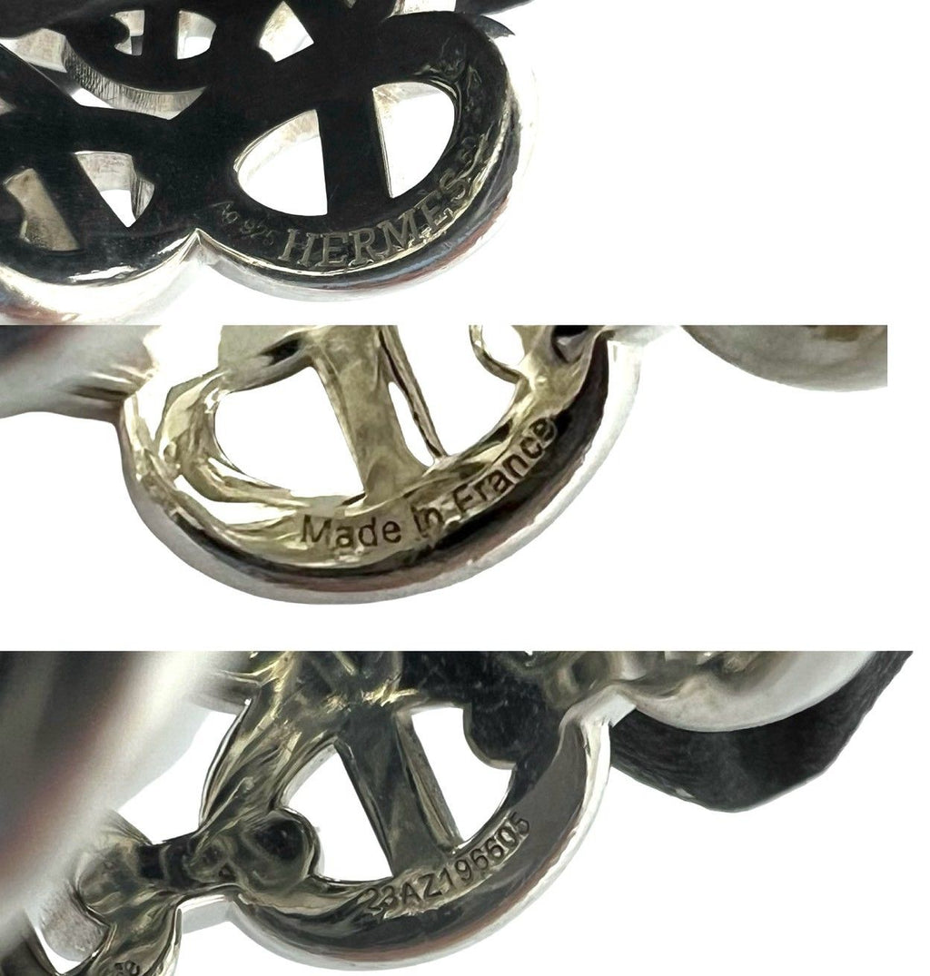Hermes Chaine D'Ancre Enchainee GM Ring 925 Sterling Silver — view 3