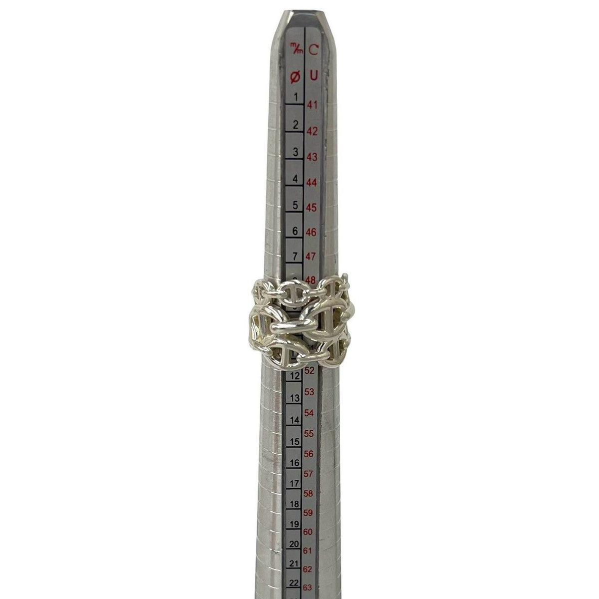 Hermes Chaine D'Ancre Enchainee GM Ring 925 Sterling Silver — view 7