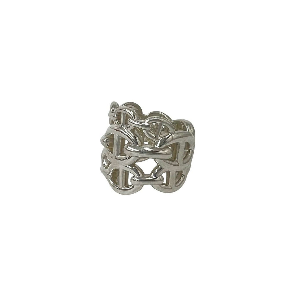 Hermes Chaine D'Ancre Enchainee GM Ring 925 Sterling Silver — view 4