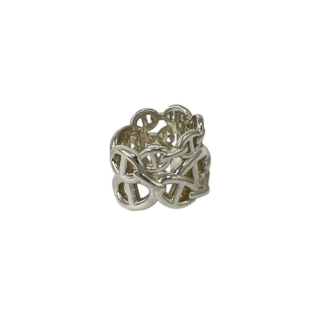Hermes Chaine D'Ancre Enchainee GM Ring 925 Sterling Silver — view 5