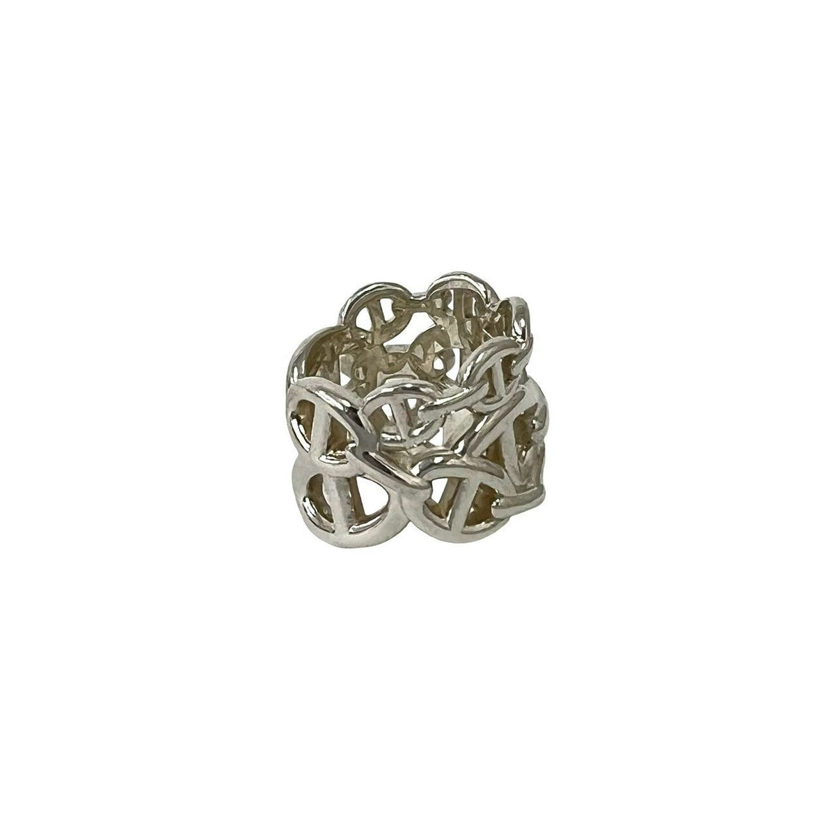 Hermes Chaine D'Ancre Enchainee GM Ring 925 Sterling Silver — view 5