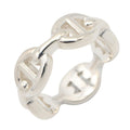 Hermes Ring Enchainee PM 925 Sterling Silver