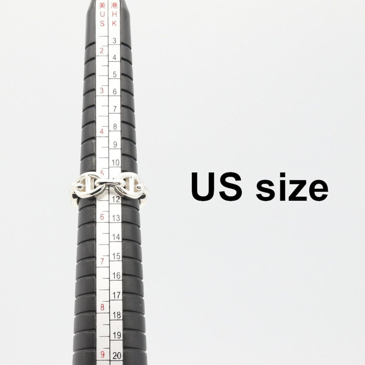 Hermes Ring Enchainee PM 925 Sterling Silver — view 7