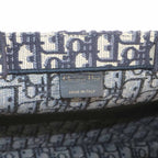 Dior Oblique Book Tote Bag Canvas Navy M Zriw — view 7