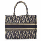 Dior Oblique Book Tote Bag Canvas Navy M Zriw — view 2