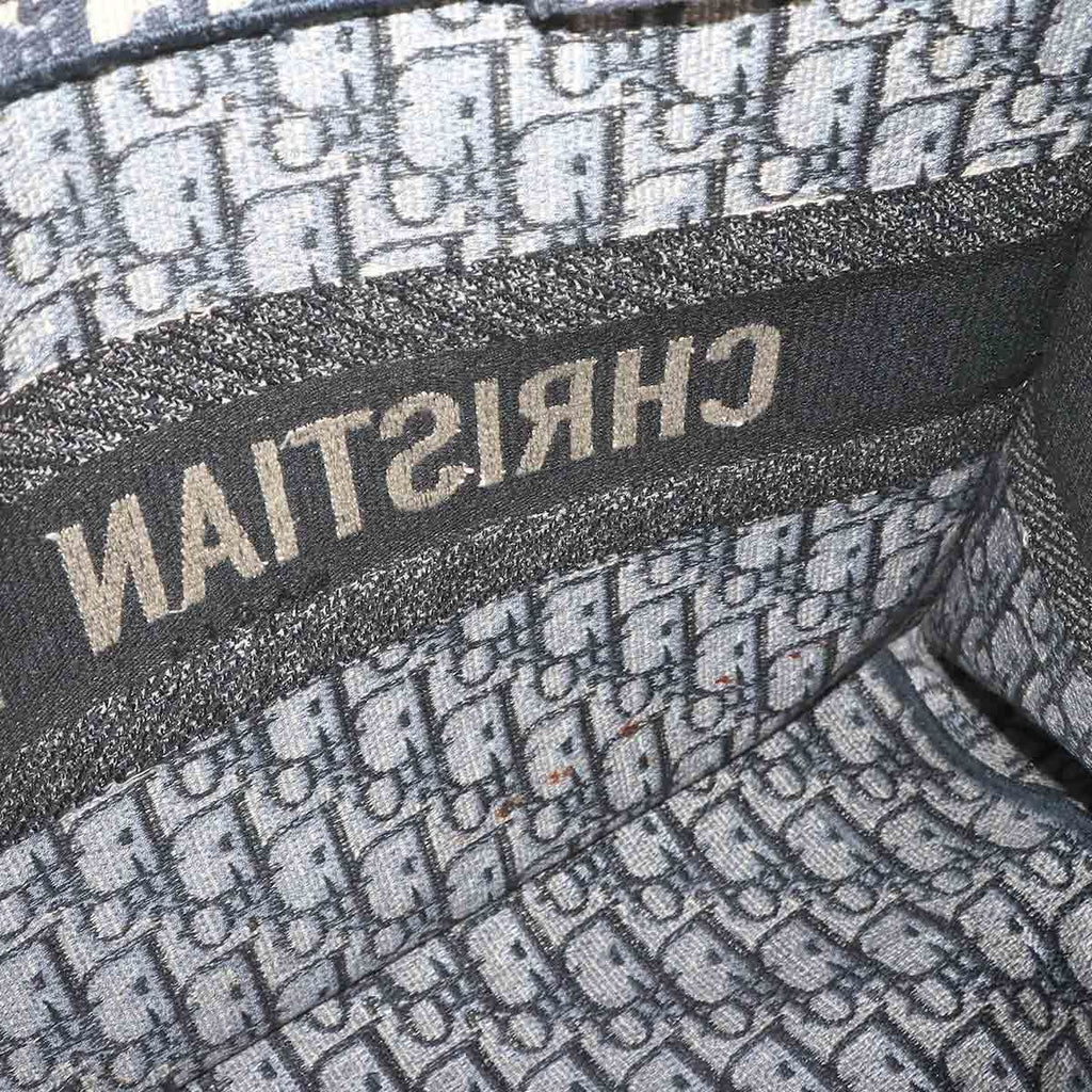 Dior Oblique Book Tote Bag Canvas Navy M Zriw — view 8