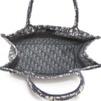 Dior Oblique Book Tote Bag Canvas Navy M Zriw — view 6