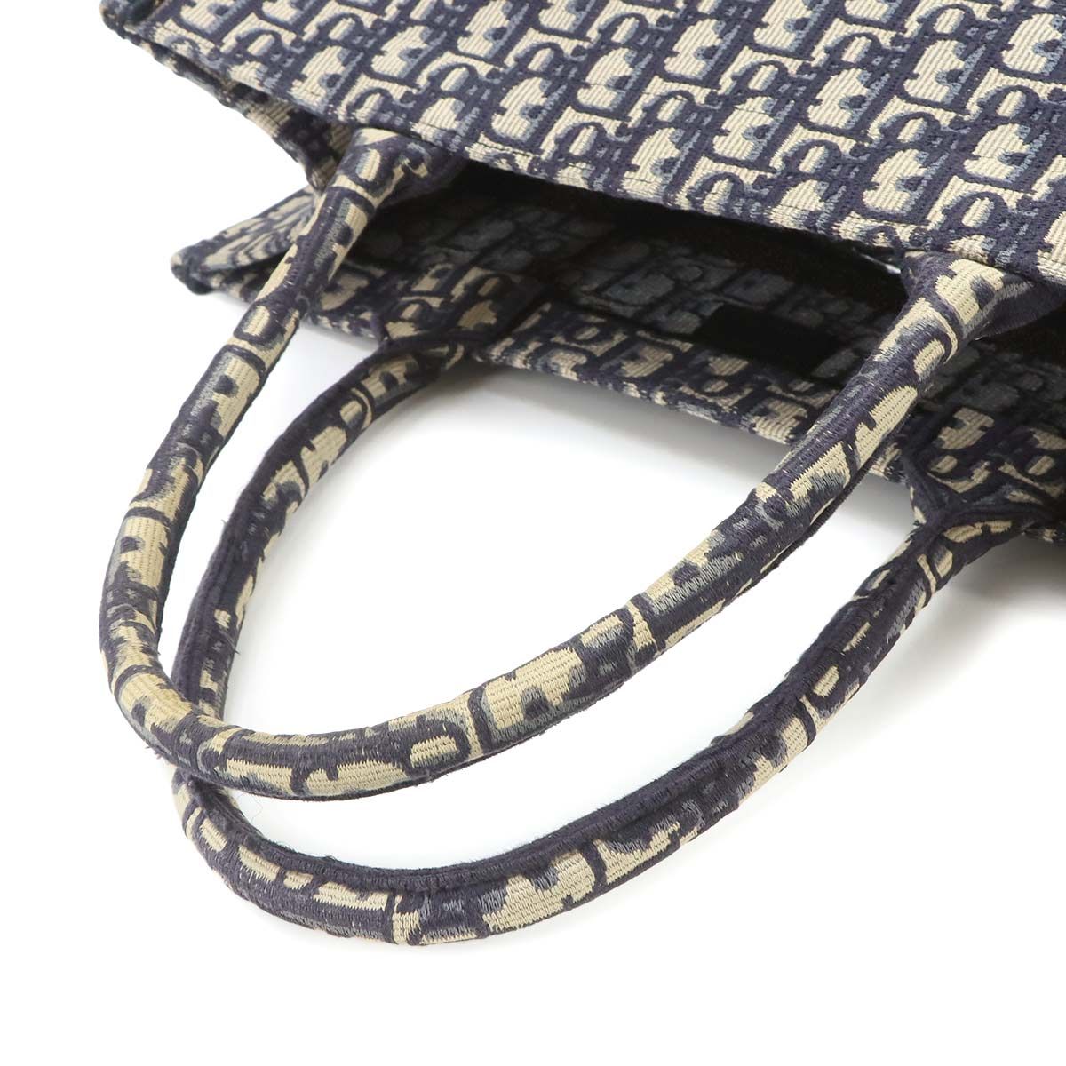 Dior Oblique Book Tote Bag Canvas Navy M Zriw — view 5