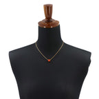 Hermes Mini Pop H Necklace Orange Gold — view 5