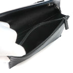 Saint Laurent Cassandra Envelope Chain Wallet Leather Black Shoulder Bag — view 7