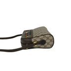 Gucci Vintage Sherry Line GG Logo Pattern Leather Shoulder Bag Pochette Brown — view 5