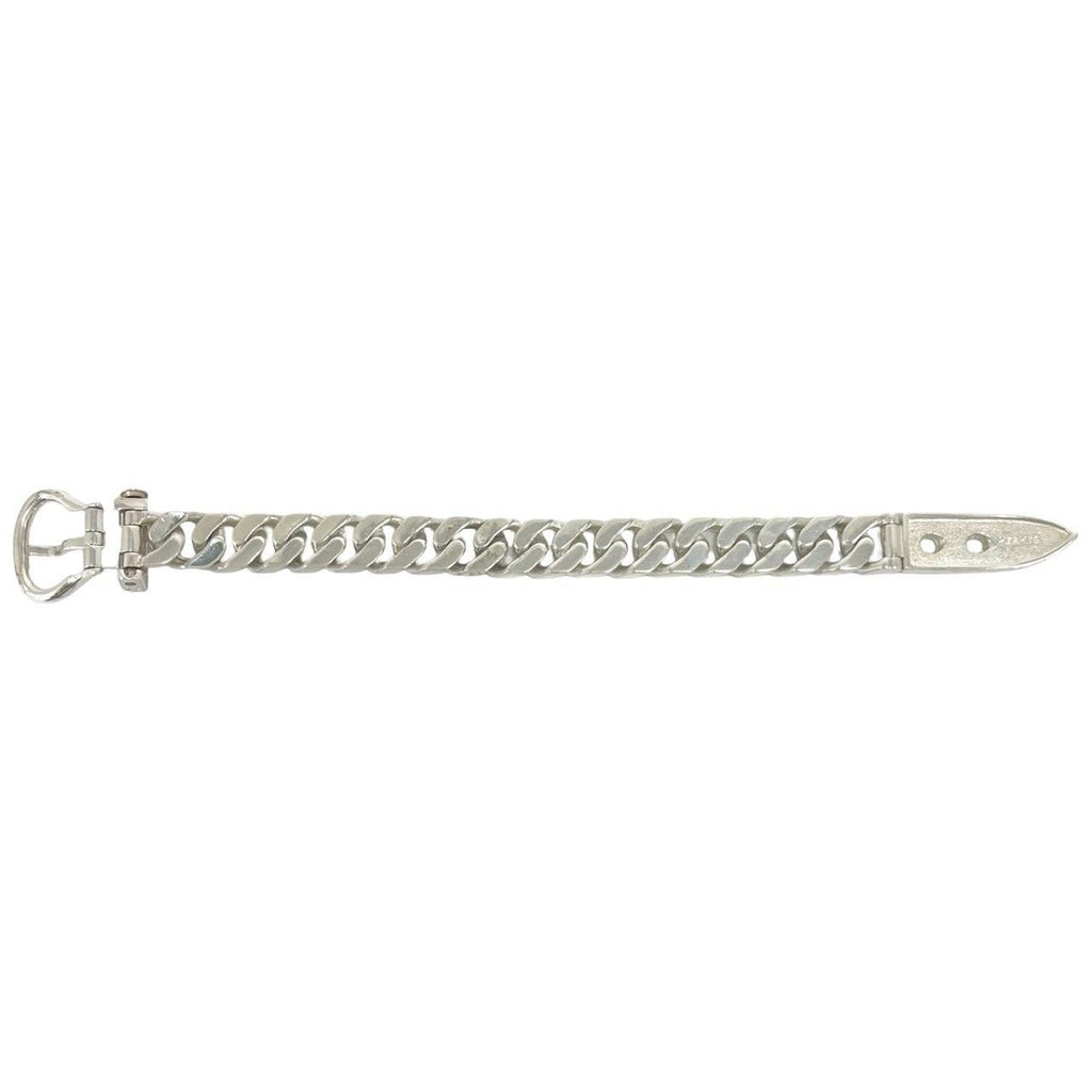 Hermes Vintage Boucles Sellier MM Bracelet 925 Sterling Silver — view 6