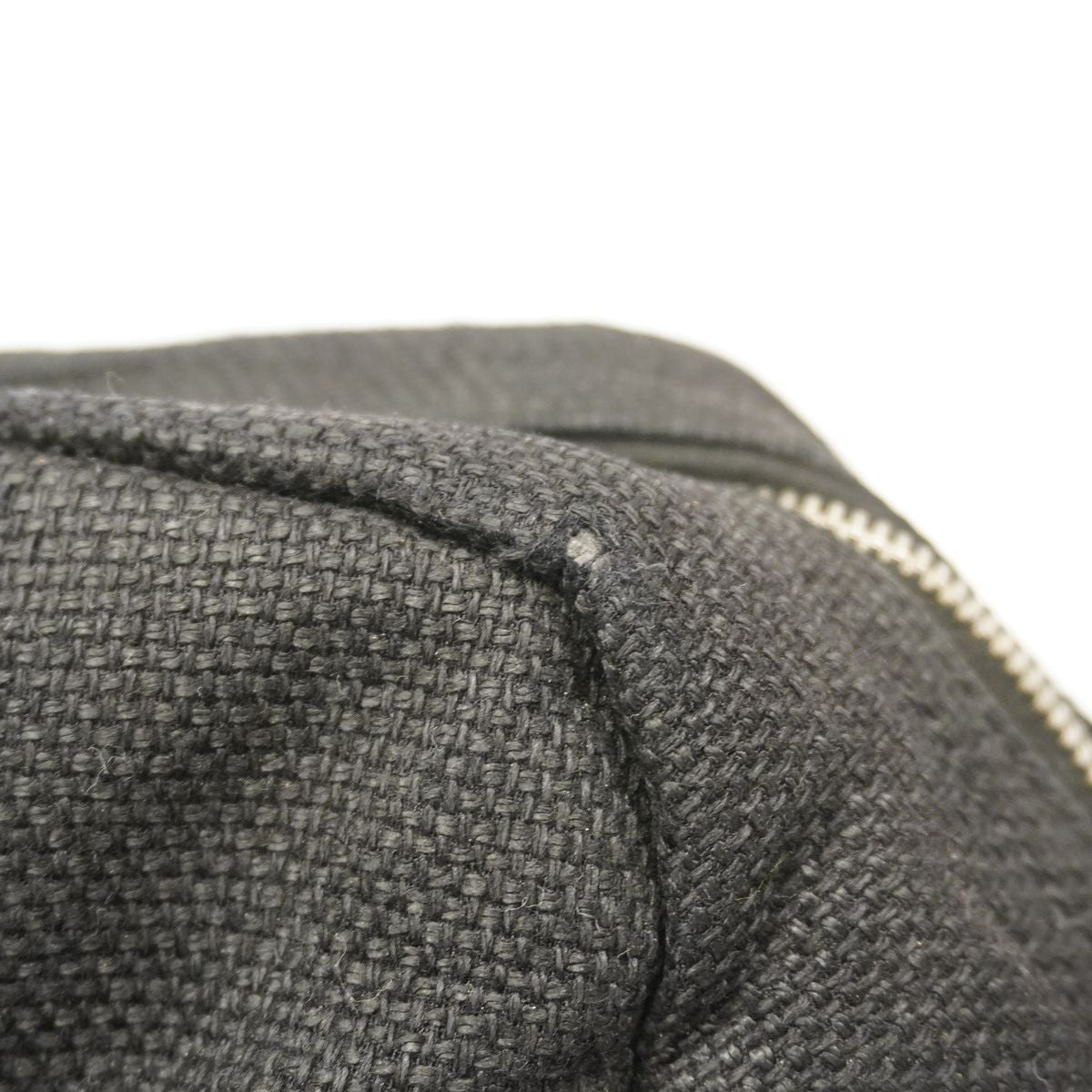 Chanel Tote Bag Paris Biarritz Tweed Black Silver — view 8