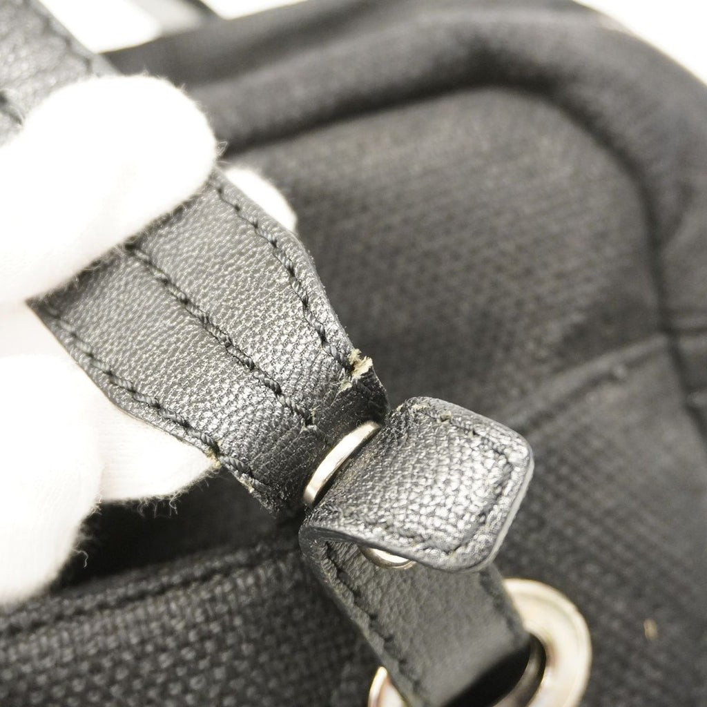 Chanel Tote Bag Paris Biarritz Tweed Black Silver — view 6