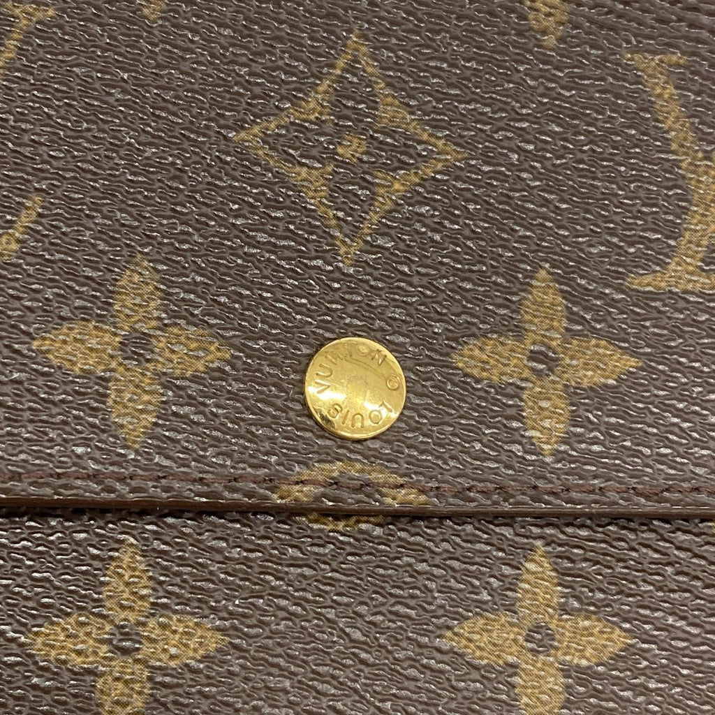 Louis Vuitton Wallet Monogram Pochette Porte-Monnaie Credit Brown — view 7