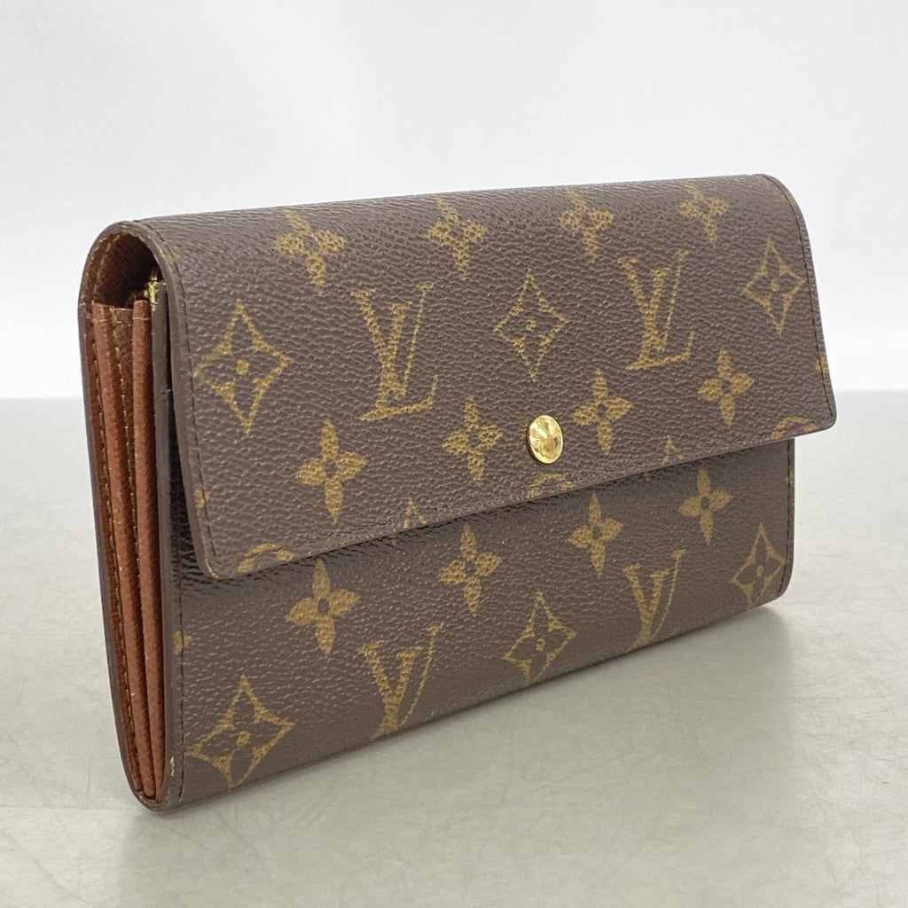 Louis Vuitton Wallet Monogram Pochette Porte-Monnaie Credit Brown — view 2