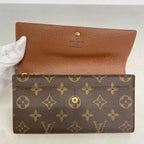 Louis Vuitton Wallet Monogram Pochette Porte-Monnaie Credit Brown — view 8