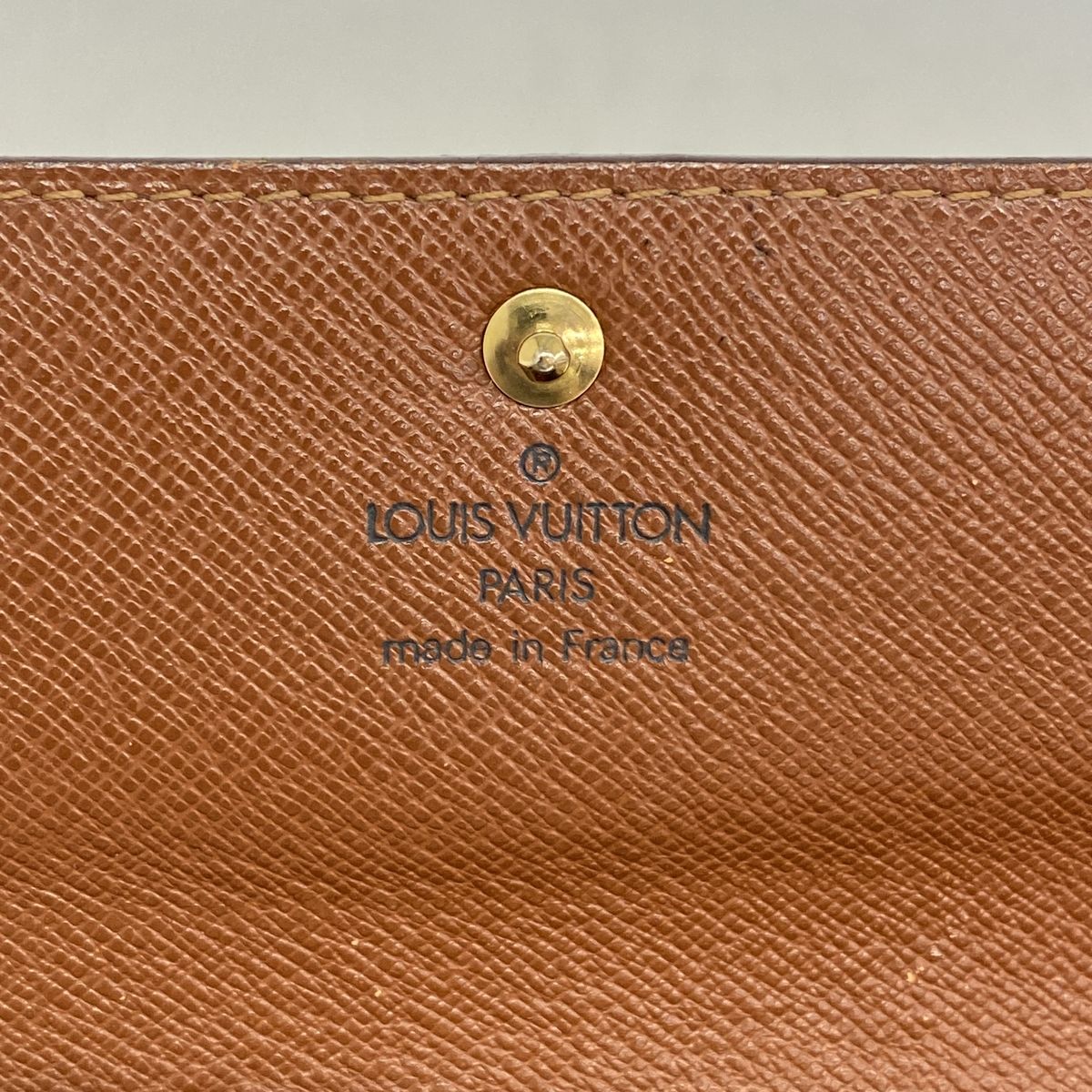 Louis Vuitton Wallet Monogram Pochette Porte-Monnaie Credit Brown — view 4