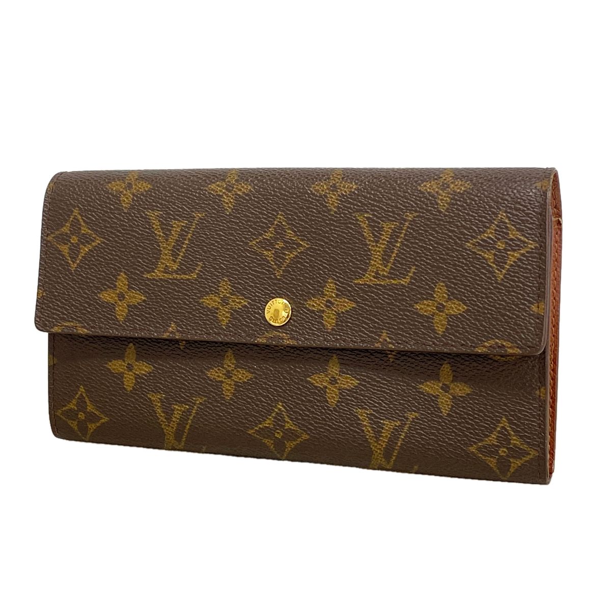Louis Vuitton Wallet Monogram Pochette Porte-Monnaie Credit Brown
