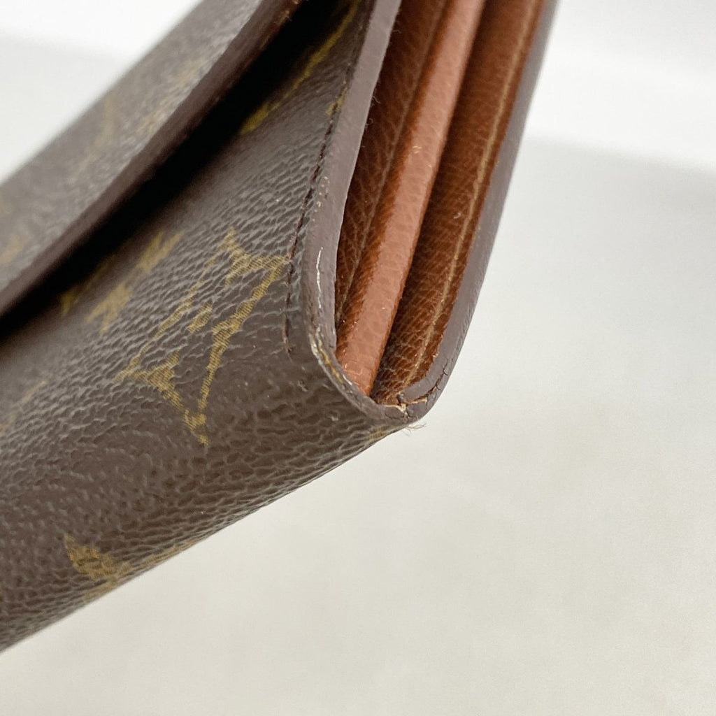 Louis Vuitton Wallet Monogram Pochette Porte-Monnaie Credit Brown — view 5