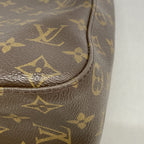 Louis Vuitton Shoulder Bag Monogram Looping GM Brown — view 6