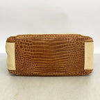 Celine Handbag Boogie Bag Leather Beige Brown Champagne Gold — view 3