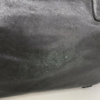 Chanel Chain Tote Bag 2.55 Quilted Lambskin Black Silver — view 6