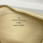 Louis Vuitton Coin Purse Damier Azur Pochette Cles White — view 4