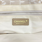 Chanel Tote Bag New Travel Nylon Beige Gold — view 5