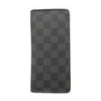 Louis Vuitton Wallet Damier Graphite Portefeuille Brazza Black