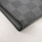 Louis Vuitton Wallet Damier Graphite Portefeuille Brazza Black — view 5