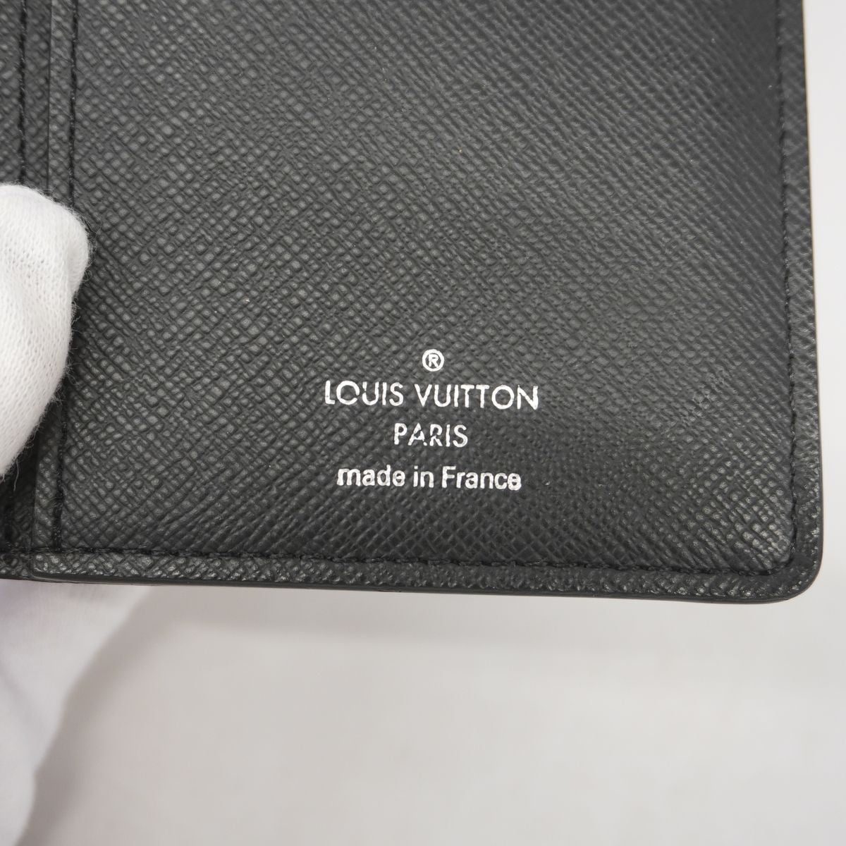 Louis Vuitton Wallet Damier Graphite Portefeuille Brazza Black — view 4
