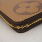 Louis Vuitton Wallet Monogram Giant Reverse Zippy Brown — view 5