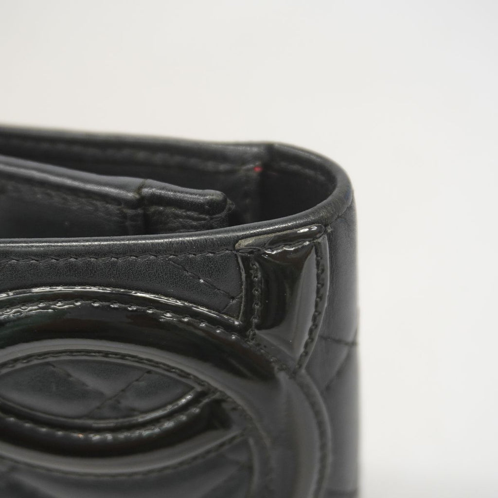 Chanel Wallet Cambon Lambskin Black Silver — view 7